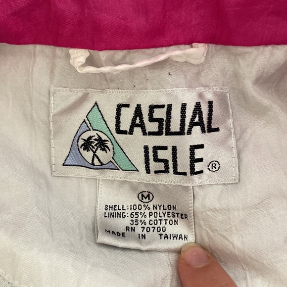 Casual Isle 90’s COLOR BLOCK Vintage Jacket - Picture 6 of 6